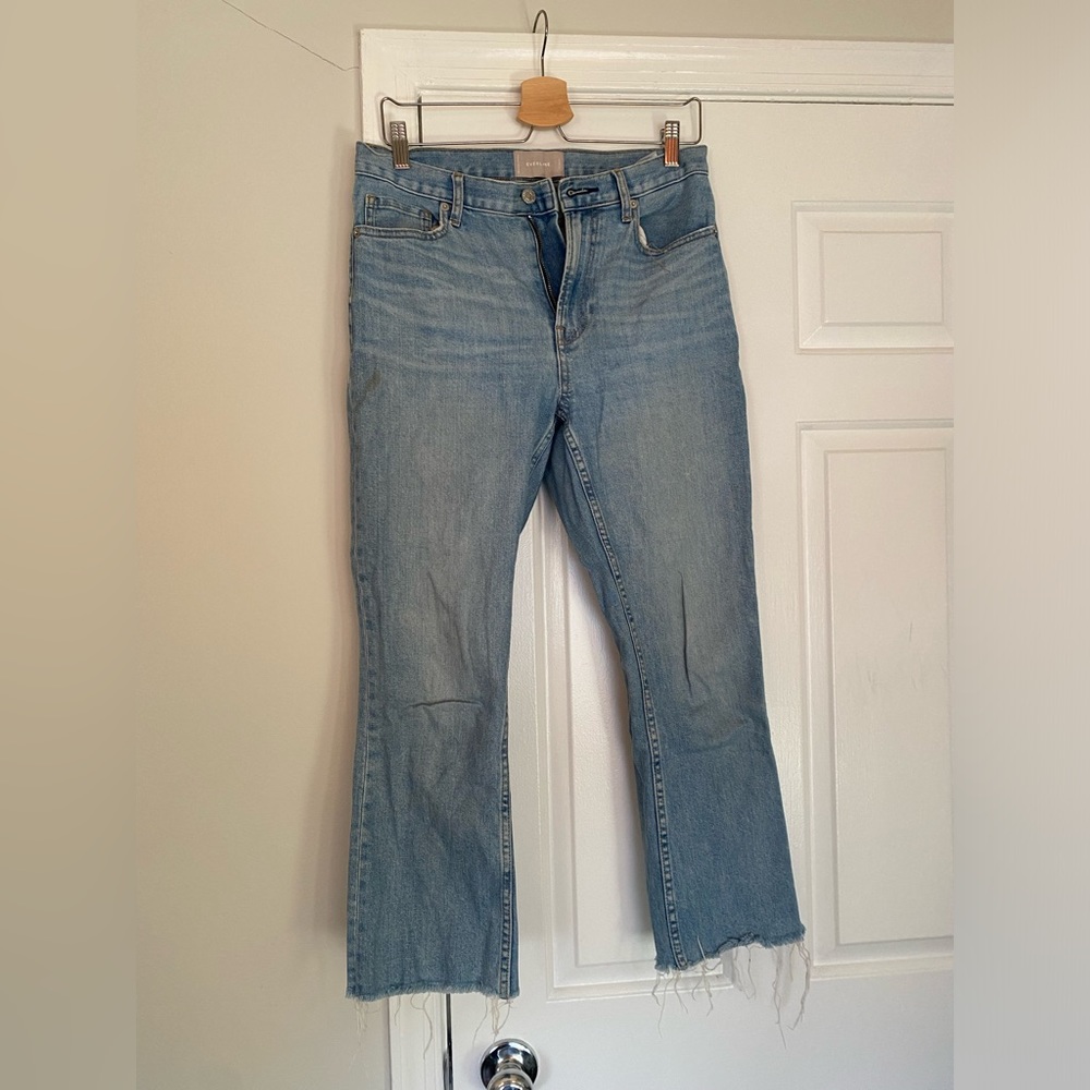 Everlane kick crop jeans